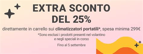 Condizionatori Portatili in Offerta Online su Unieuro.